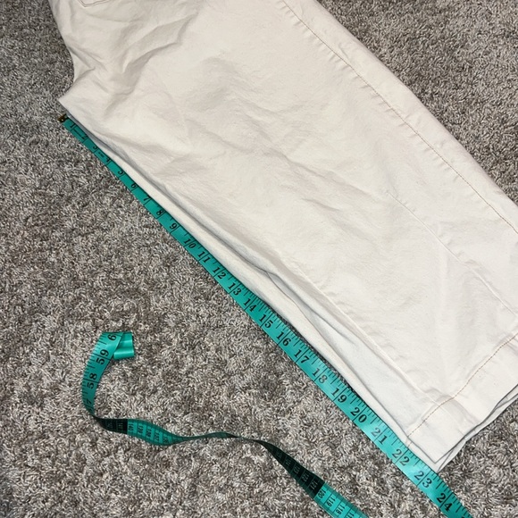 Free People Pleated Carrot Cropped Pants Ecru Size 6 - Picture 12 of 12